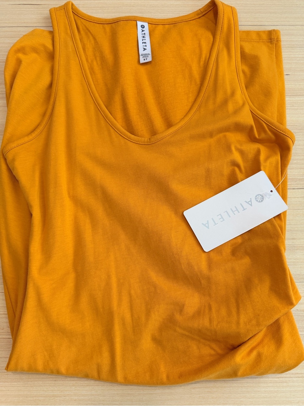 Athleta Women's Dress - Orange Yellow